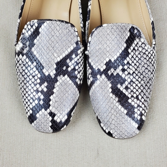 J. CREW Cecile Smoking Snake Embossed Flats 7.5 - Picture 4 of 11